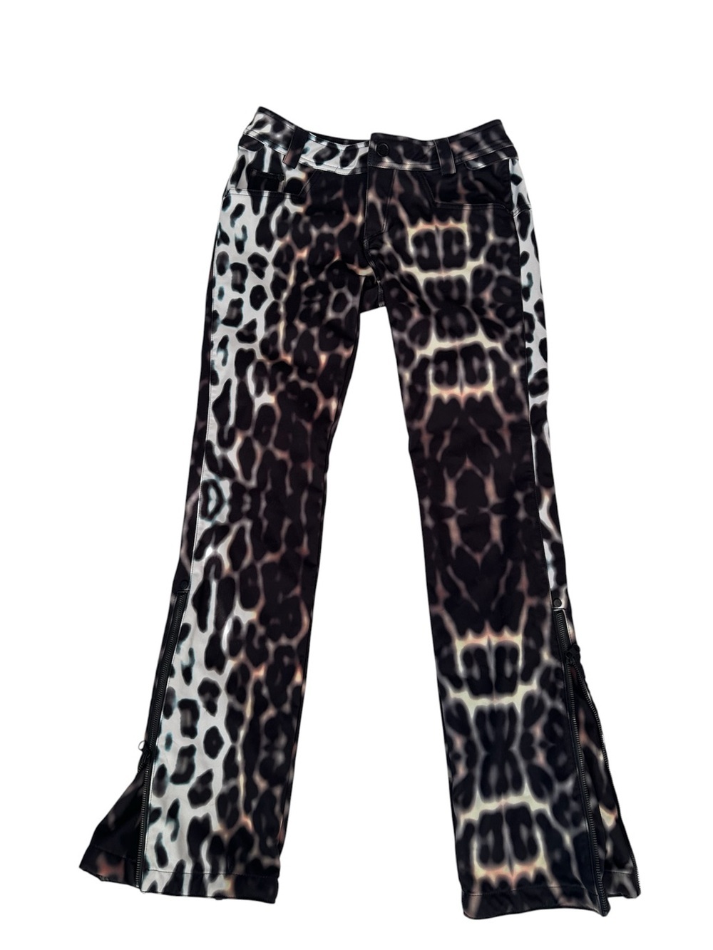 Volcom Battle Stretch Cheetah Snow Ski Pants Sz Small